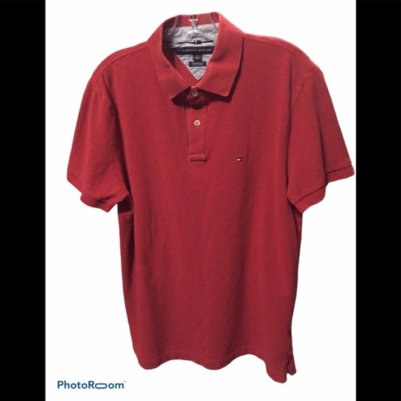 Tommy Hilfiger custom fit cotton polo - Picture 1 of 8
